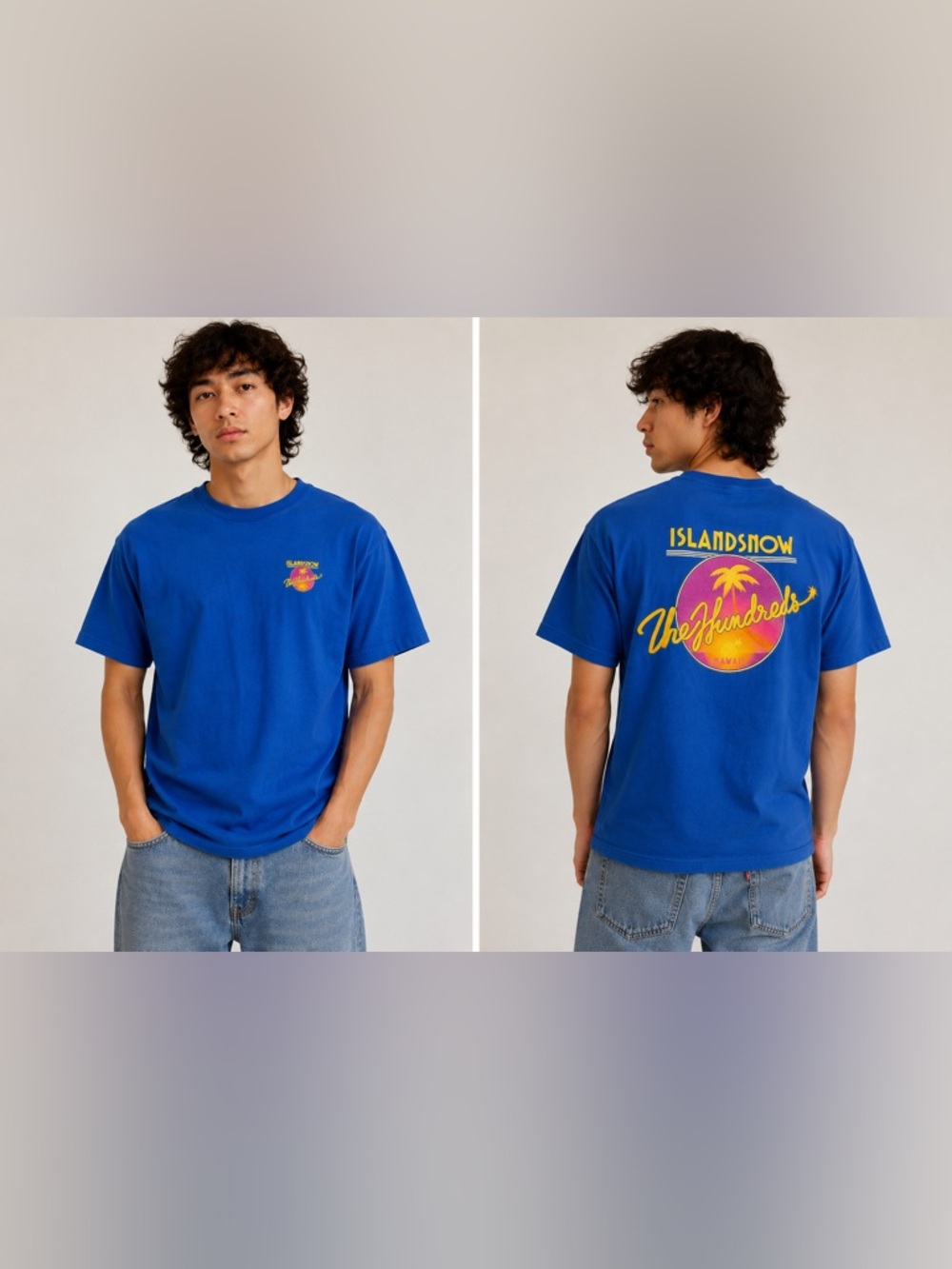 The Hundreds x Island Snow Hawaii Graphic Tee 🌺🌴
